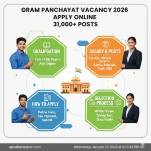 Gram Panchayat Vacancy 2026 Apply Online 31000 Posts MP UP Bihar CG Jobs