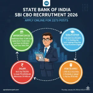 SBI CBO Recruitment 2026 Notification 2273 Vacancy Details State Wise
