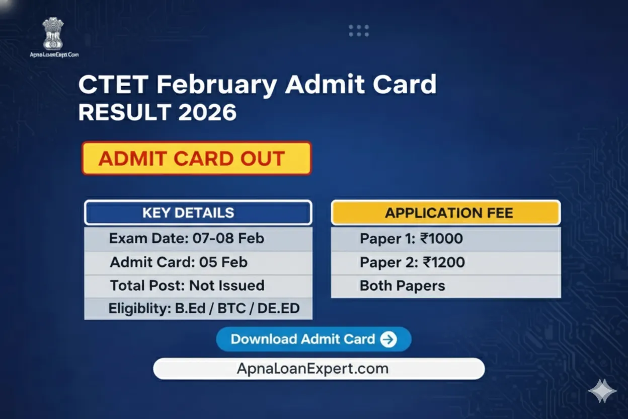 CTET February Admit Card 2026 Out Download Link