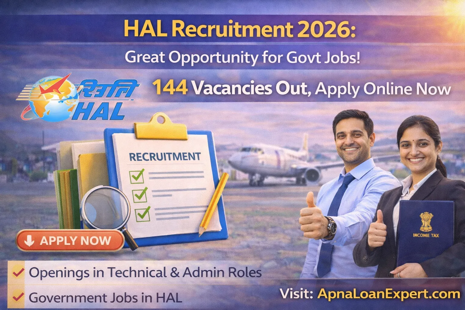 HAL Non-Executive Recruitment 2026 Notification Table